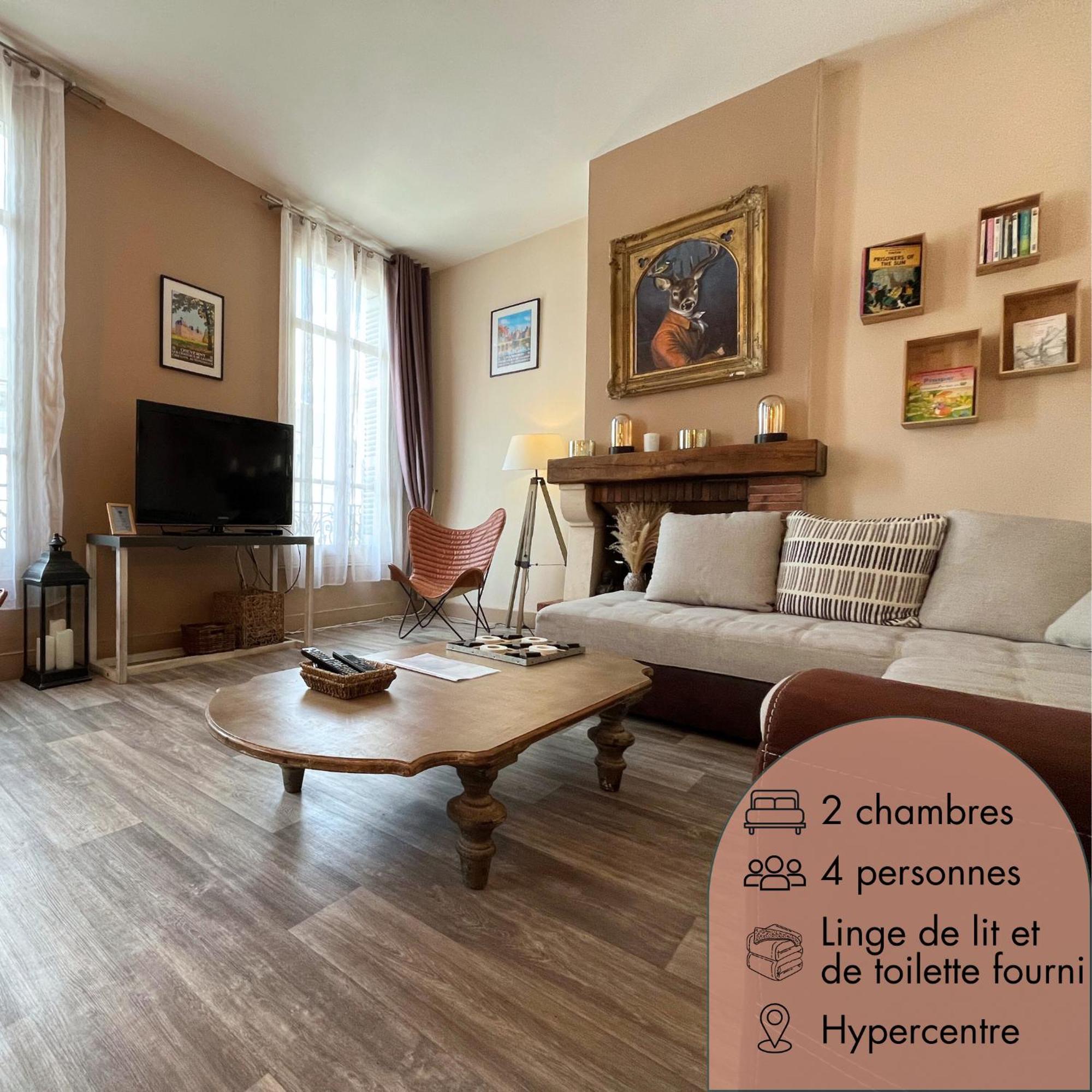 Cote Chateau - Grand Appartement Au Coeur De Blois Eksteriør bilde
